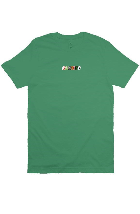Green SANiiTY Embroidered T-Shirt 