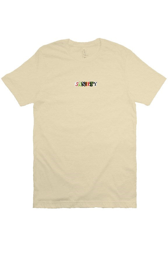 Cream SANiiTY Embroidered T-Shirt 